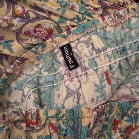 Falda Maxi Boho Floral de Verano (Boho Floral Summer Maxi Skirt) - Picture 7 of 8